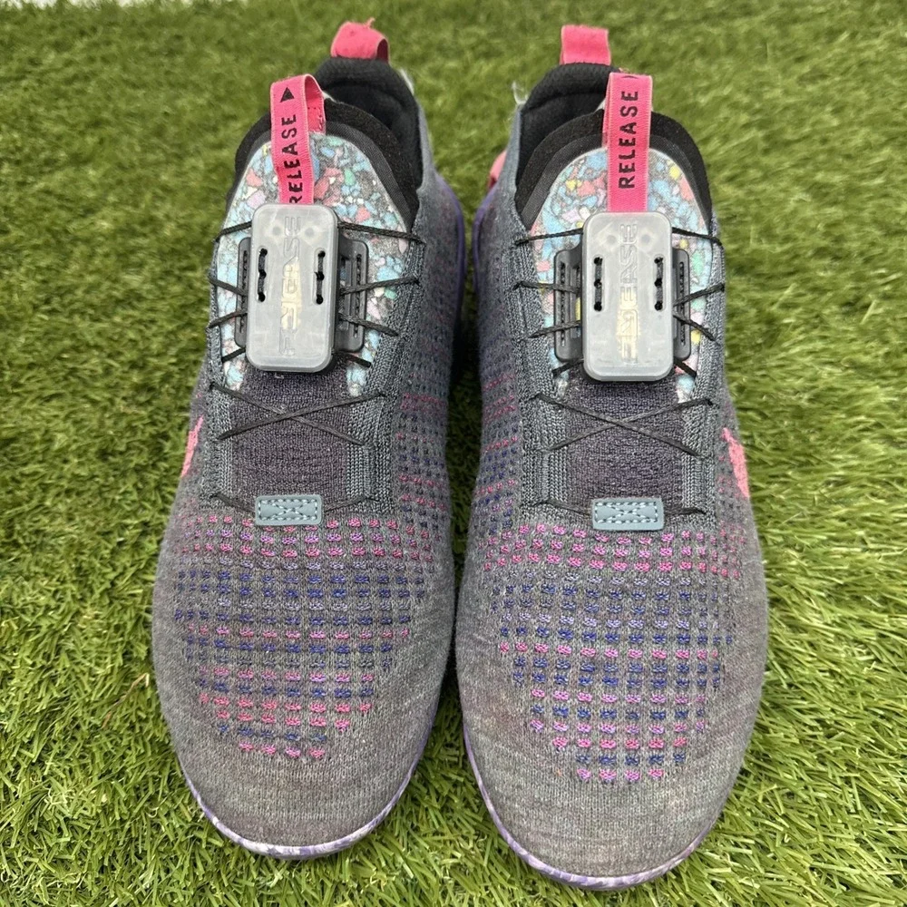 Nike Air VaporMax 2020 Flyknit Dark Raisin Womens Size 10 Fly ease Pink Purple